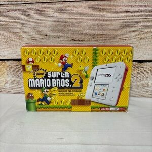 Nintendo 2DS New Super Mario Bros. 2 Scarlet Red Console Edition
